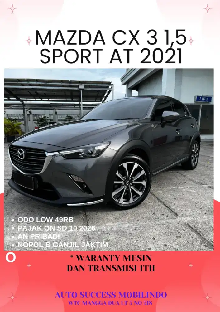 Mazda CX3 1.5 Sport SkyactiveG 4x2 At 2021