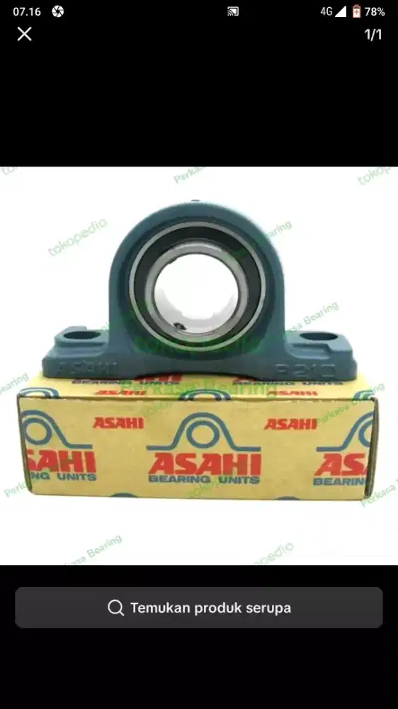 2 pcs 400k merk asahi 210 - fag 209