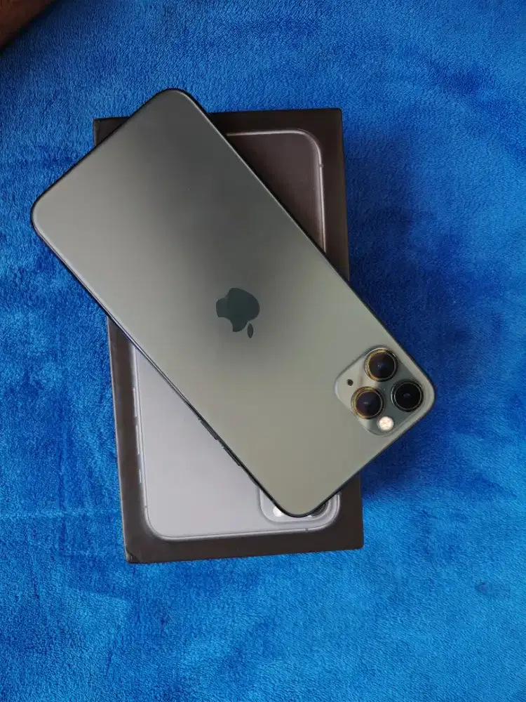 iphone 11 pro.max 64 mulus fullset bh saja servis normal orya