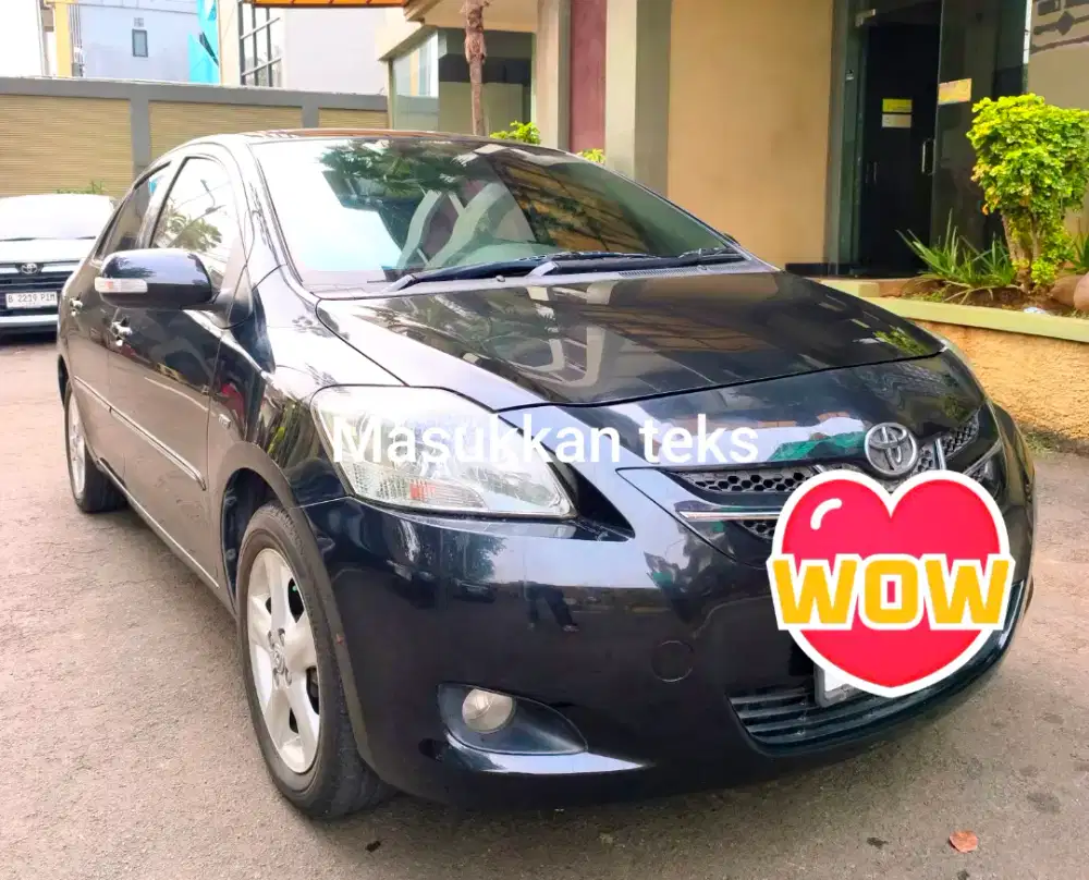 Low Km!!  Toyota Vios G 2010 A/T Hitam