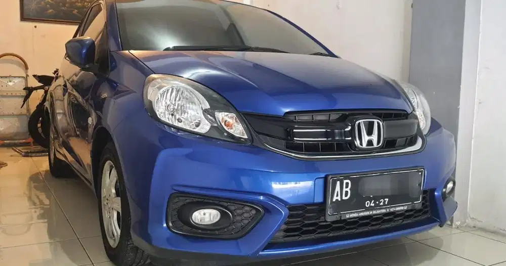 Brio E AT 2017 low km 60rb biru matic
