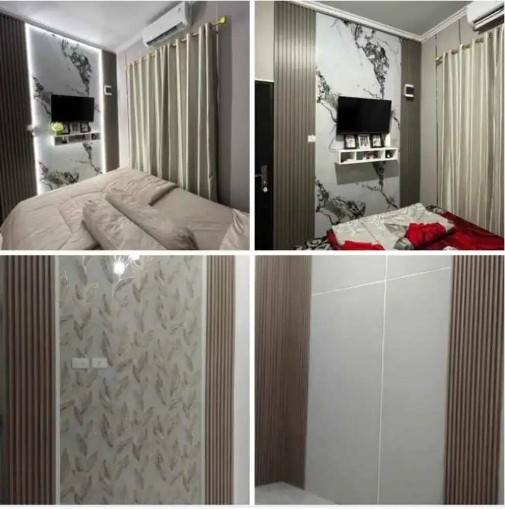 Jasa pasang wallpanel wall board lantai vinyl dll