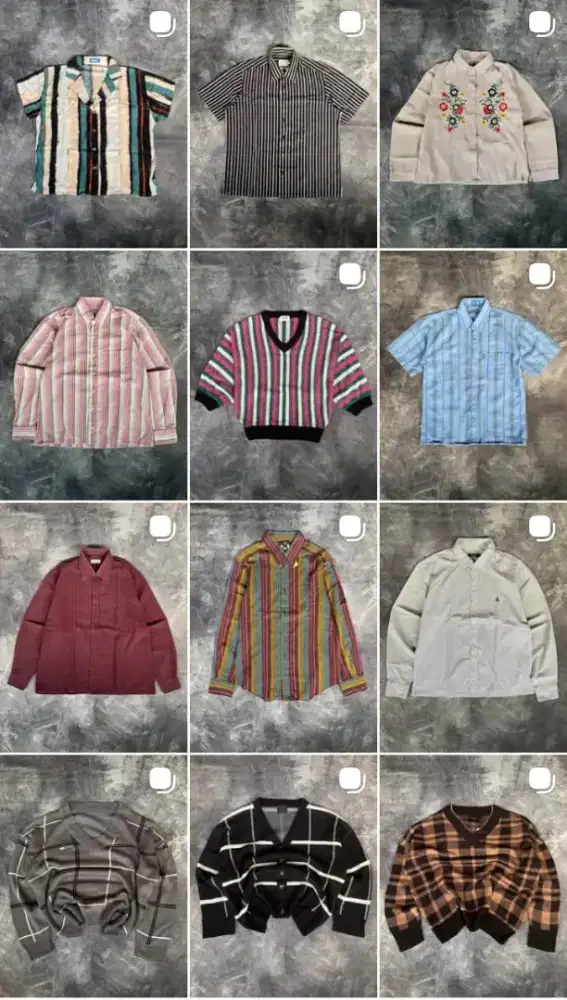 Kemeja, Jaket, Sweater Rajut Pria