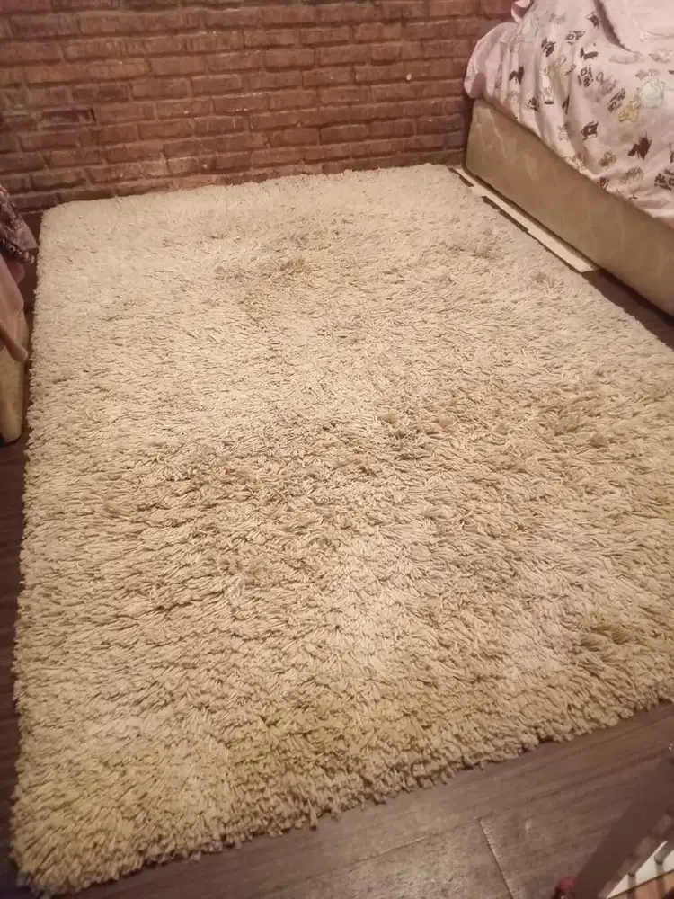 Karpet bulu handmade wool turkey 200x120