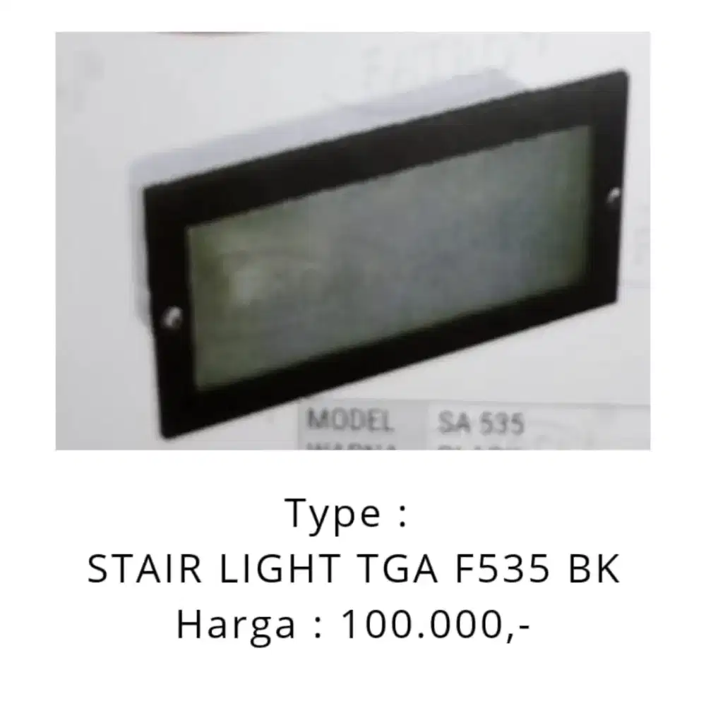 Lampu Tangga Murah