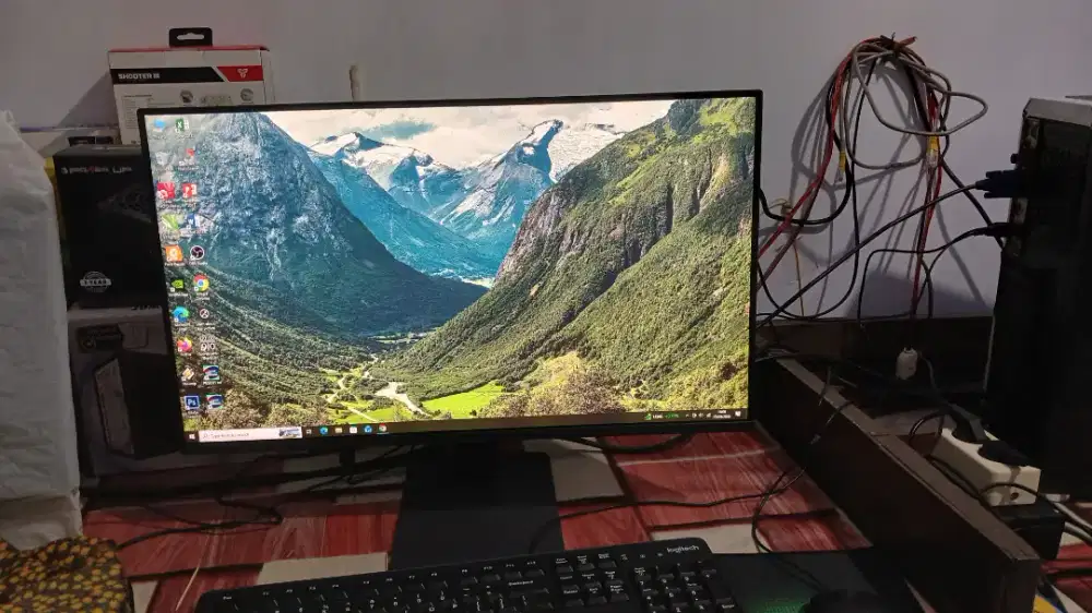 1set PC Amd Ryzen 5 5500 ram 16gb ddr4 ssd 500gb Hdd 500gb Vga 8gb
