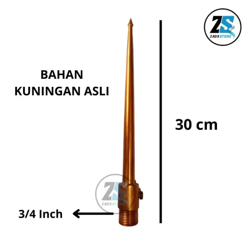 Pemasangan Tombak Penangkal Petir Dan Instalasi