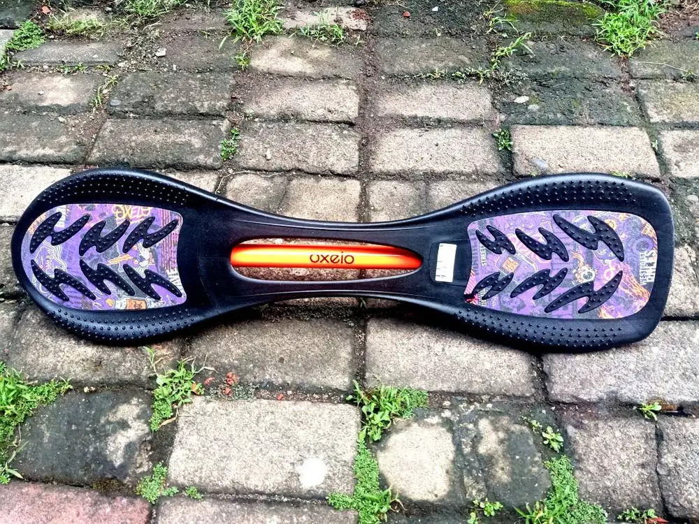 OXELO Waveboard 120 Black Purple