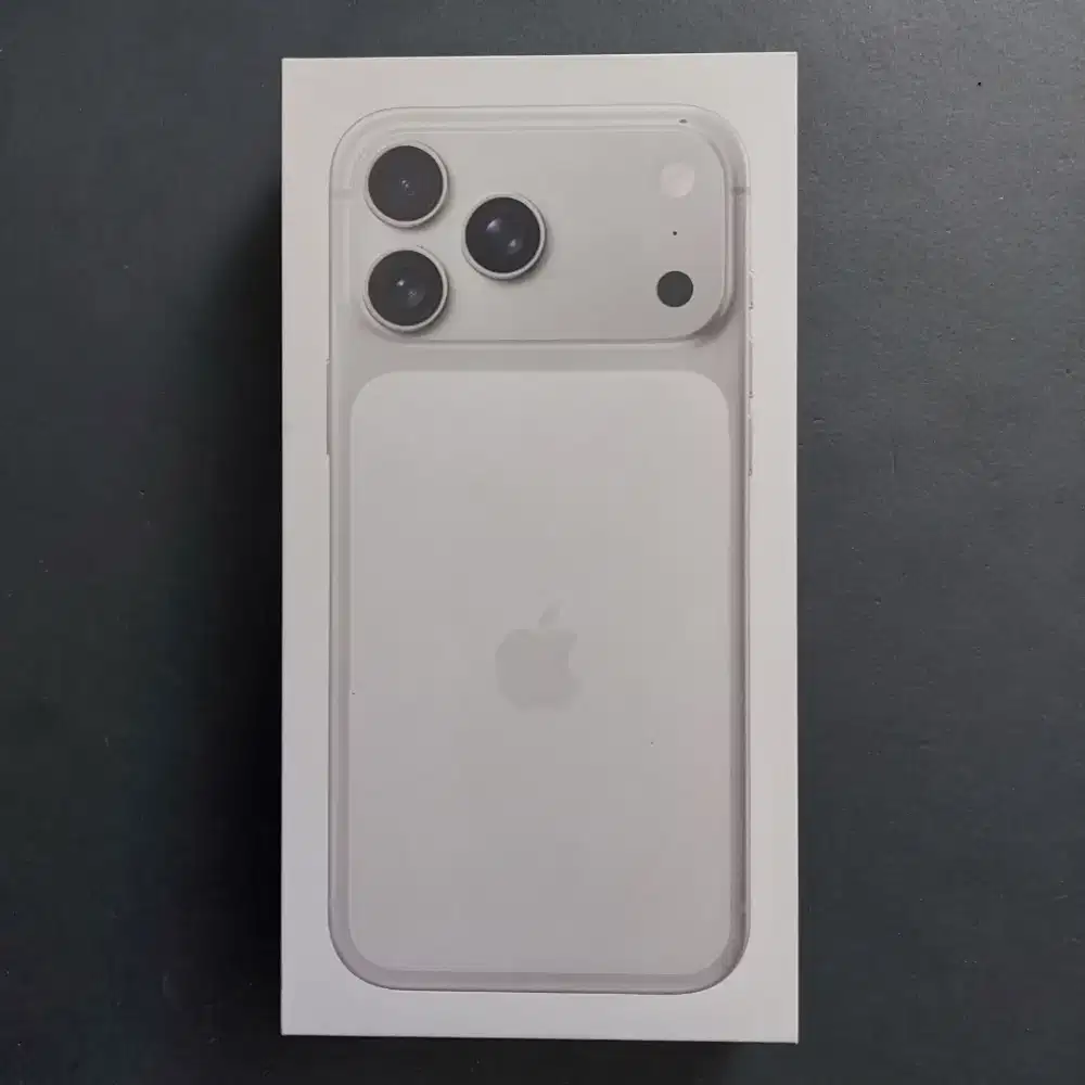 IPHONE 17 PRO MAX 256GB SILVER GARANSI RESMI IBOX
