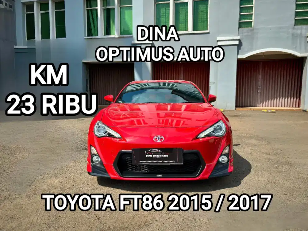 Toyota FT86  2015/ 2017 AT 2.0, Pajak Antik, Low km
