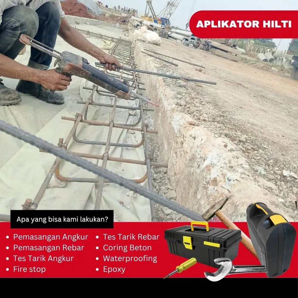 Harga Jasa Chemical Rebar D10