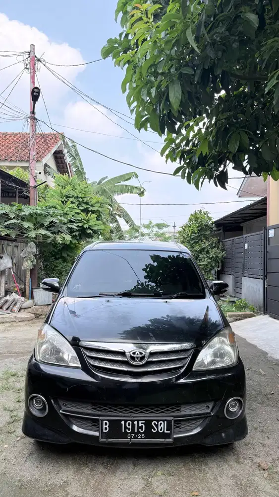DIJUAL CASH TOYOTA AVANZA S 1.5 2011 MATIC HITAM, MULUS, TERAWAT