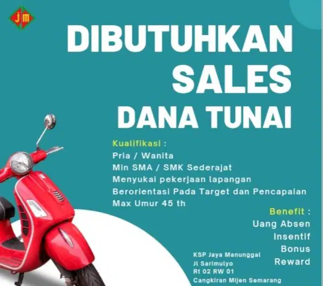 Sales Dana Tunai