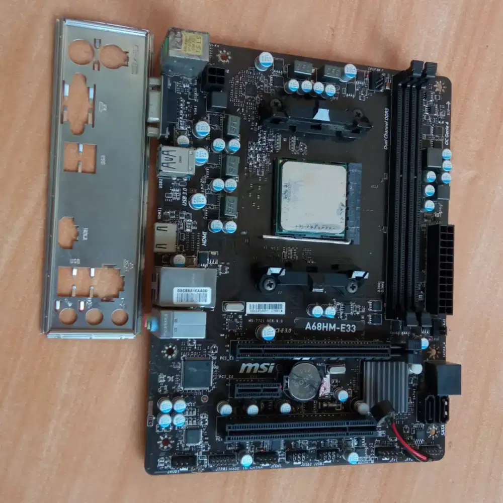 MSI A68HM-E33 + AMD Athlon X4 860K/A6-6400K