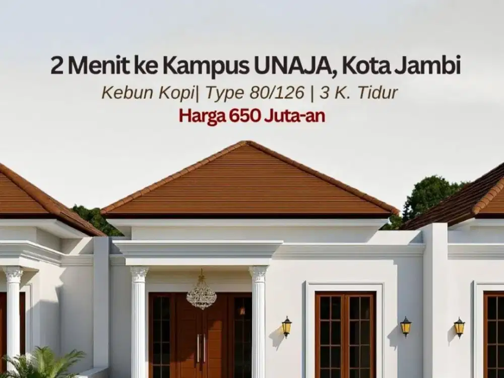 Rumah Kebun Kopi Dekat RS Royal Prima