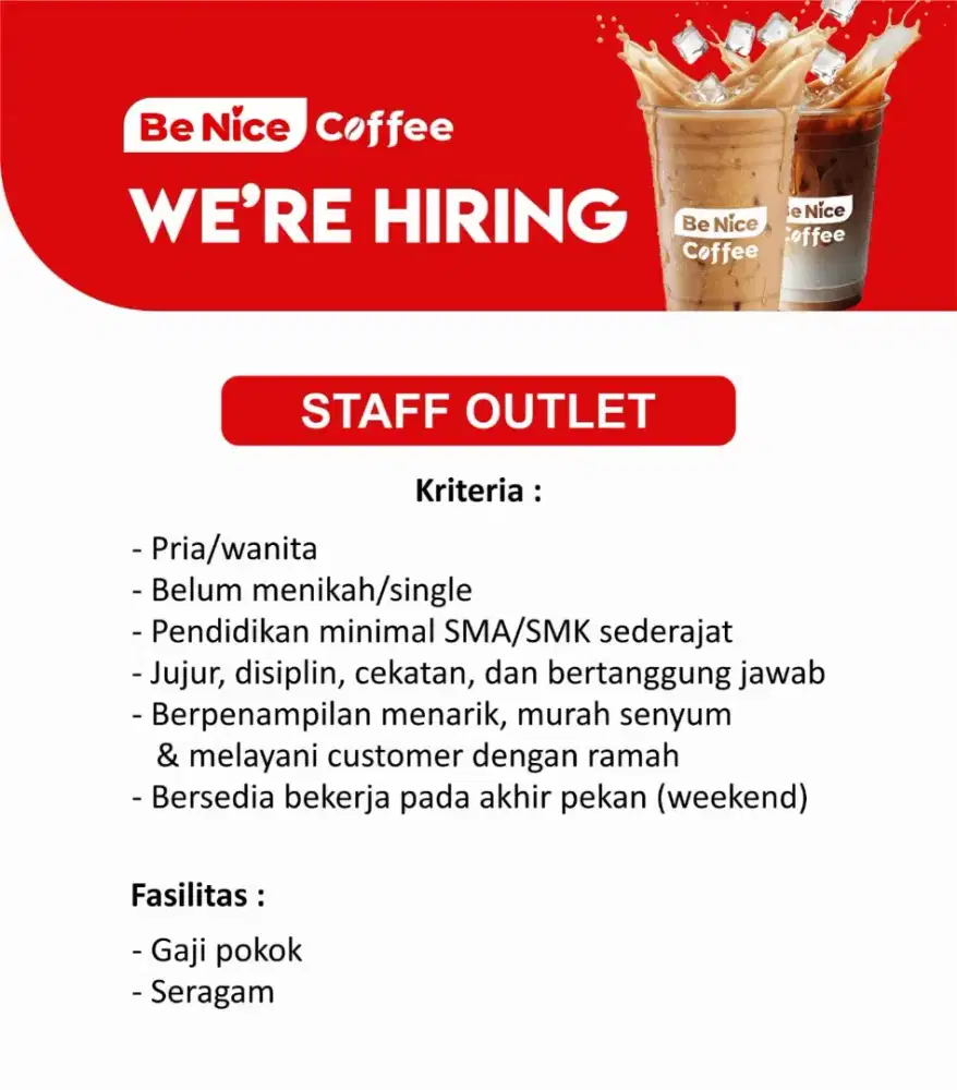 Lowongan khusus Cewe