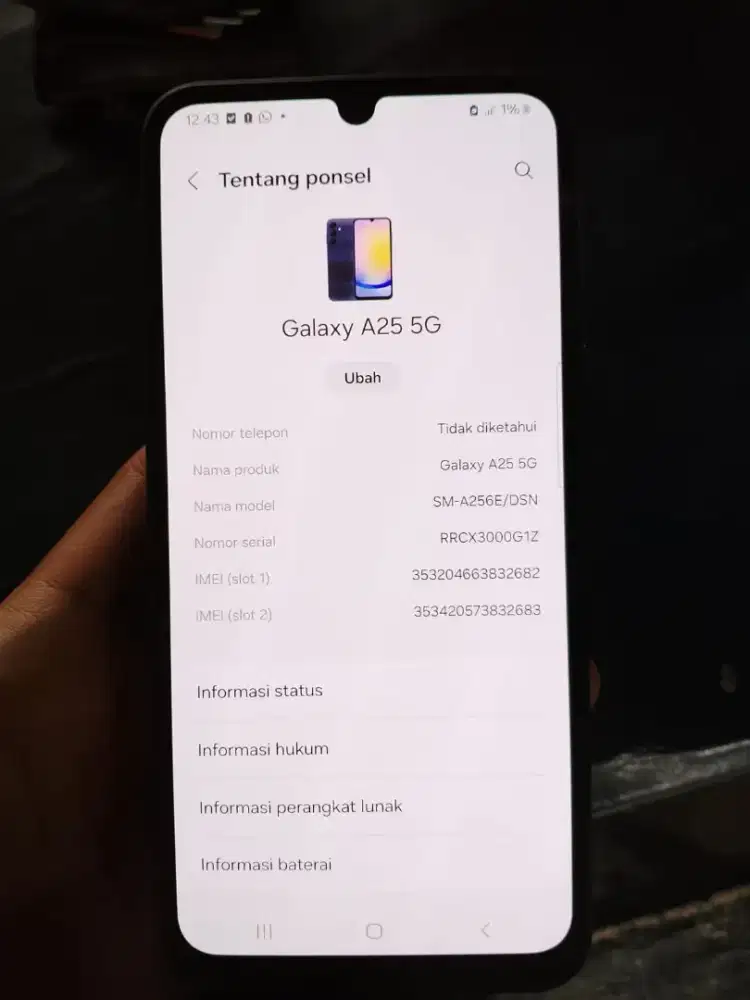 Samsung A25 5G 8/256GB