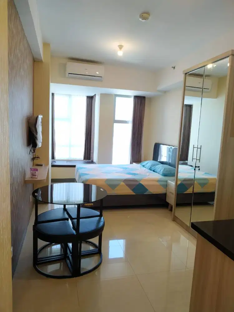 SEWA TAHUNAN ANDERSON TOWER TIPE STUDIO LANTAI RENDAH CITY VIEW
