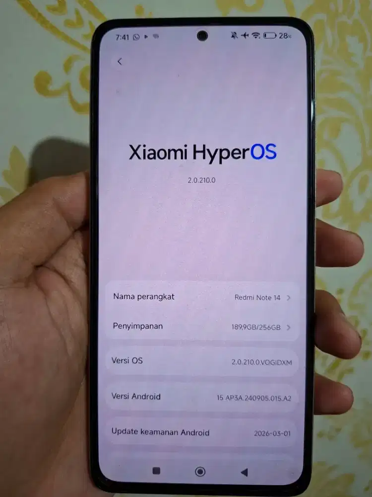 Xiaomi redmi note 14 4g