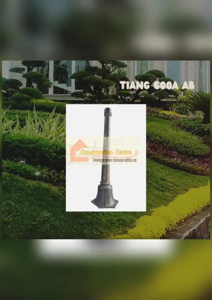 tiang lampu taman
