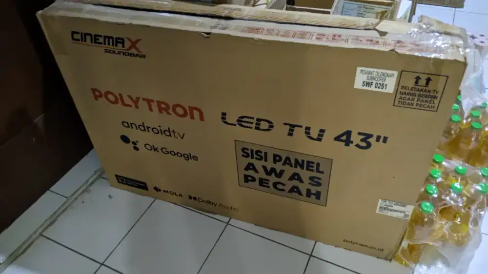 TV polytron 43 inch  Android  dobel audio