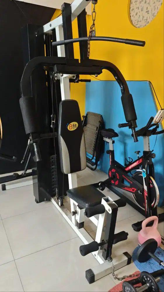 adjustable bench + home gym multi function