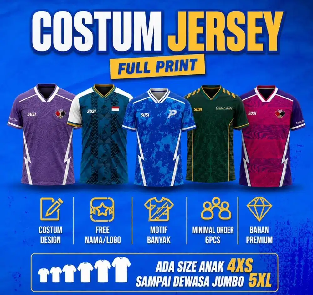costum jersey full print