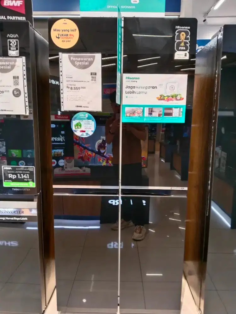 KULKAS HISENSE MULTIDOOR 467LTR