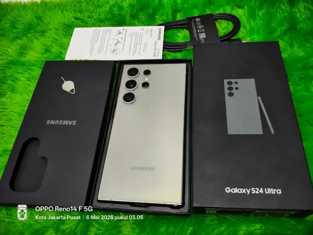 SAMSUNG S24 ULTRA SEIN RAM 12/512 FULLSET MULUS NO MINUS