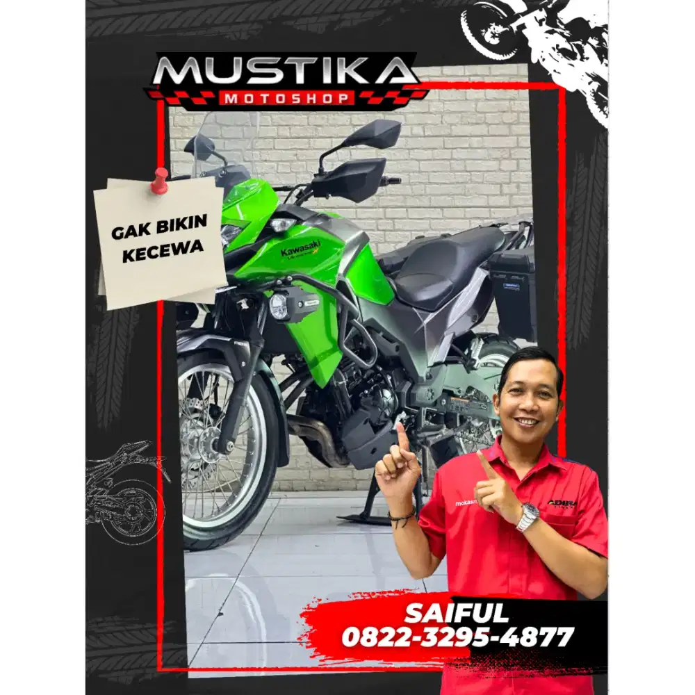Odo 12rb Istimewa!!Kawasaki Versys 250cc ABS 2017 N Kota Mulus-Mustika