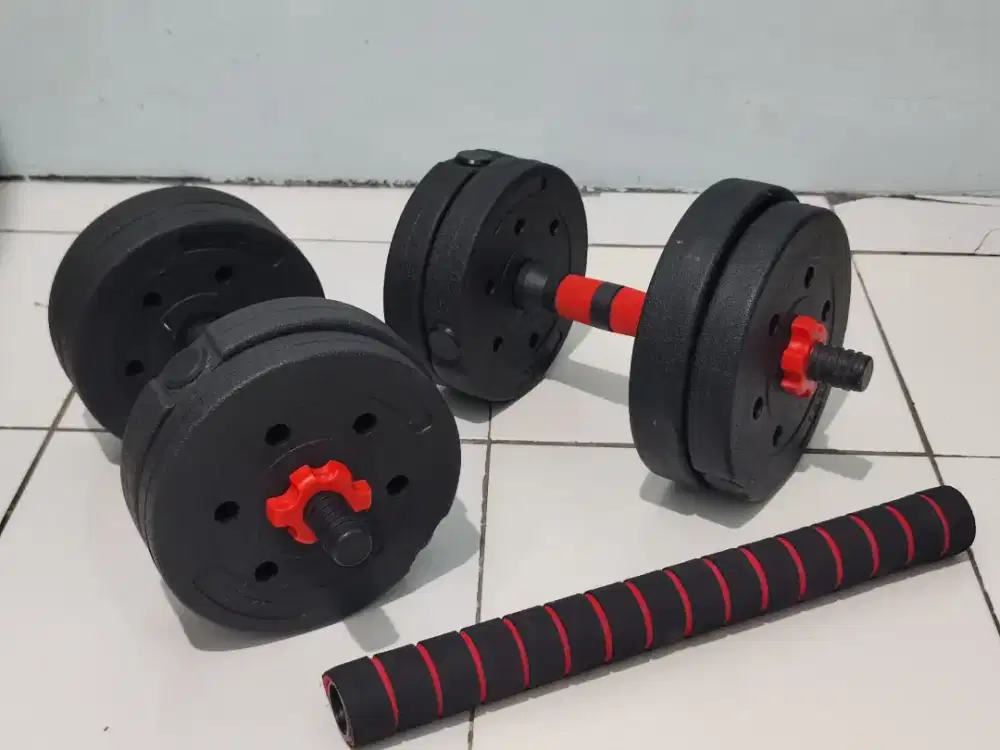 Jual Dumbel 12 Kg Bongkar Pasang 3kg 5kg Jadi Barbel Gym Murah