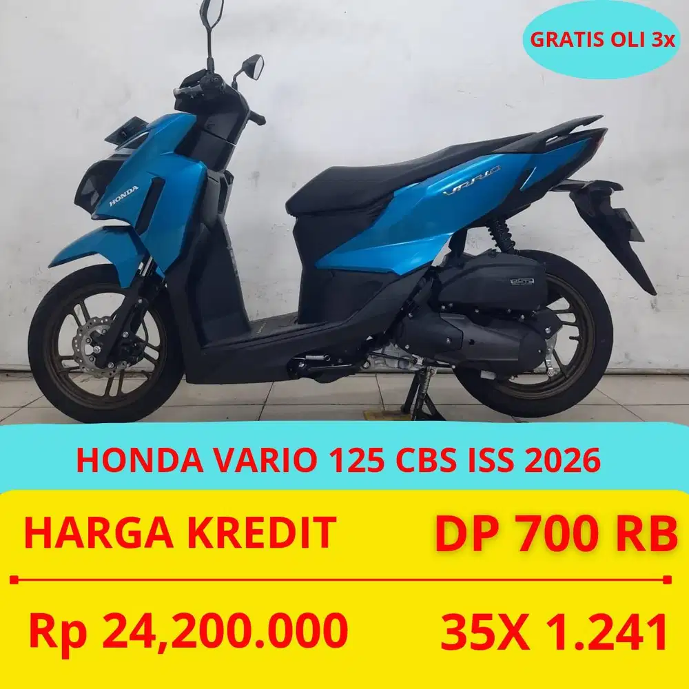 PROMO SUKSES MOTOR HONDA VARIO 125 CBS ISS 2026 DP MURAH 700 RIBU GUYS