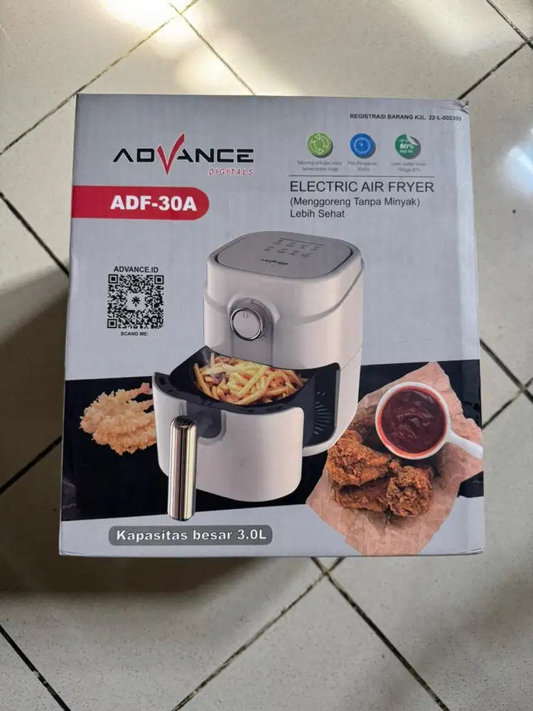 Di jual Air Fryer Advance Digitals ADF-30A 3.0L