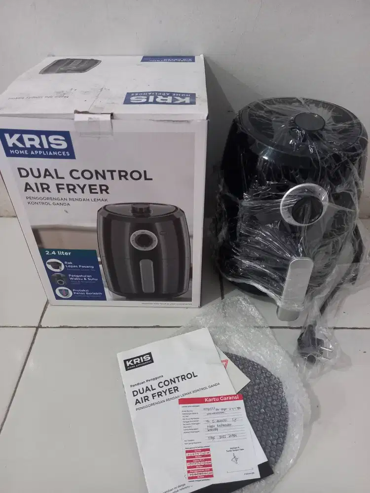 DIJUAL Air Fryer KRIS 2.4L 800WATT BARU SEGEL + GARANSI 2TH AKTIF