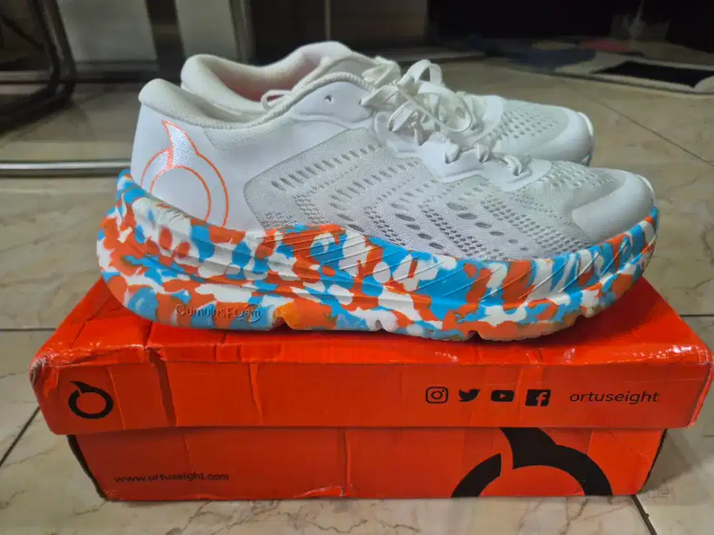 sepatu ortus asli masih baru, nego