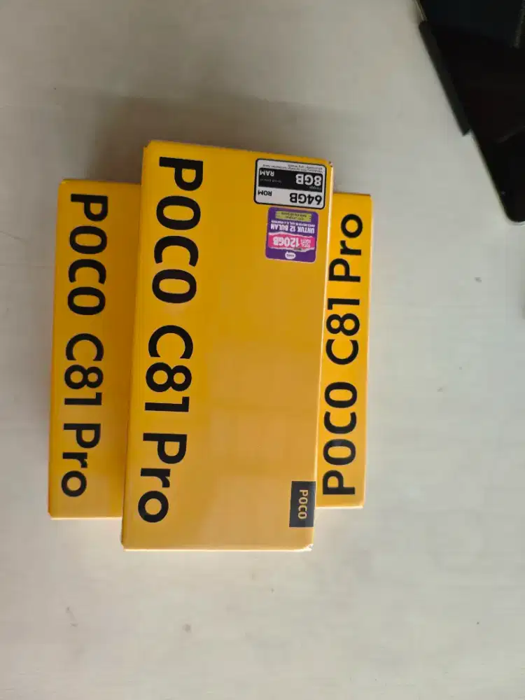 POCO C81 PRO BARU GARANSI RESMI