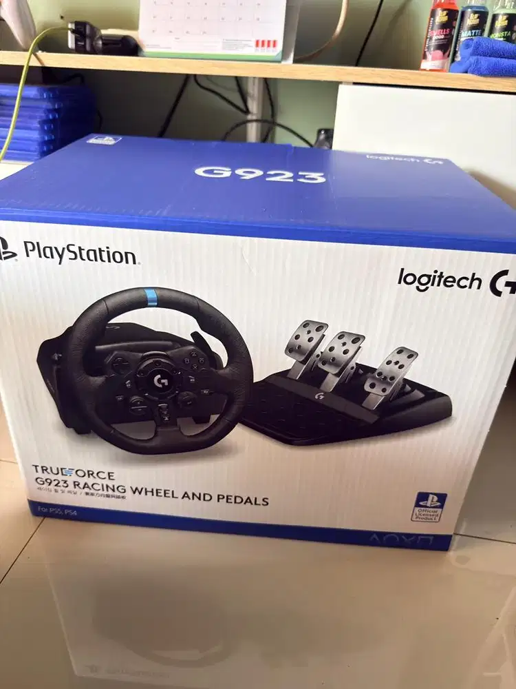 Steering Wheel Logitech G923 + Shifter + Rexus Stand