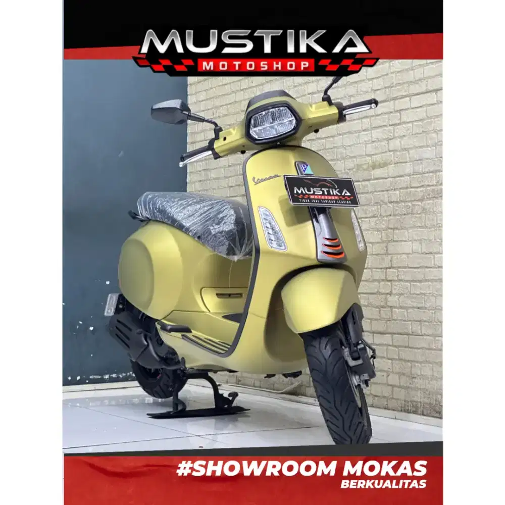 Odo 2rb Simpenan!!Vespa Sprint S 150cc Led ABS 2025 Mulus-Mustika