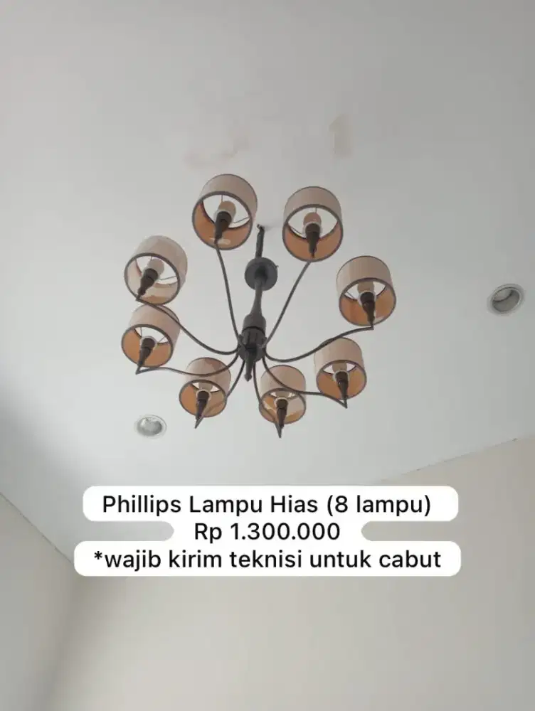 DIJUAL LAMPU HIAS (8 LAMPU)
