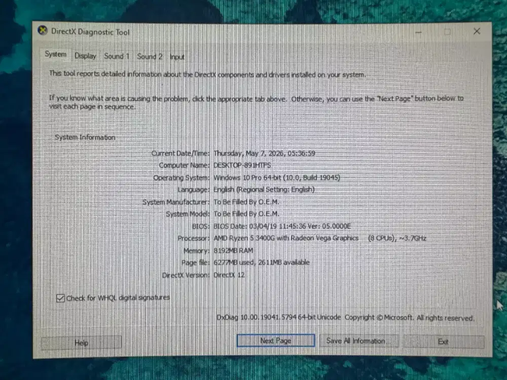 PC AMD Ryzen 5 siap pakai