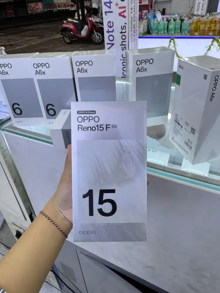 OPPO RENO 15F 5G 8/256 BARU SEGEL RESMI 100%
