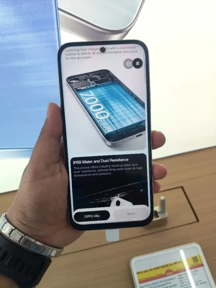 Oppo A6s 8/128GB cash/cicilan 0% free voucher 100k