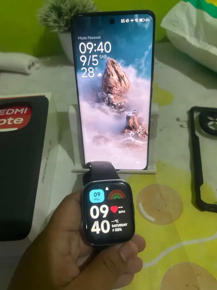 Redmi Note 15 4G ram 8/12 dan Redmi Watch Active 3
