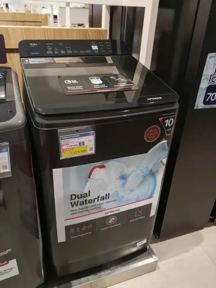 HITACHI WM TOP LOADING 10.5KG