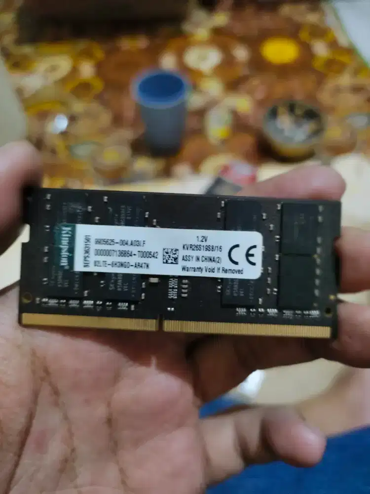Ram 16 gb ddr4 2666mhz merk Kingston