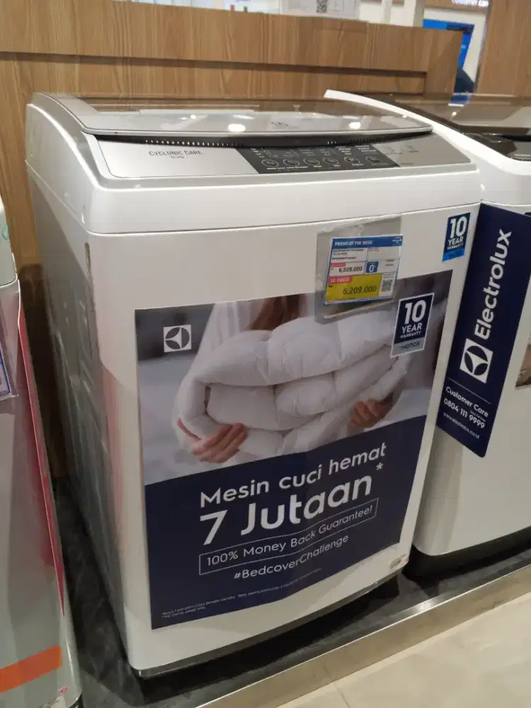 ELECTROLUX WM TOPLOADING 10.5KG