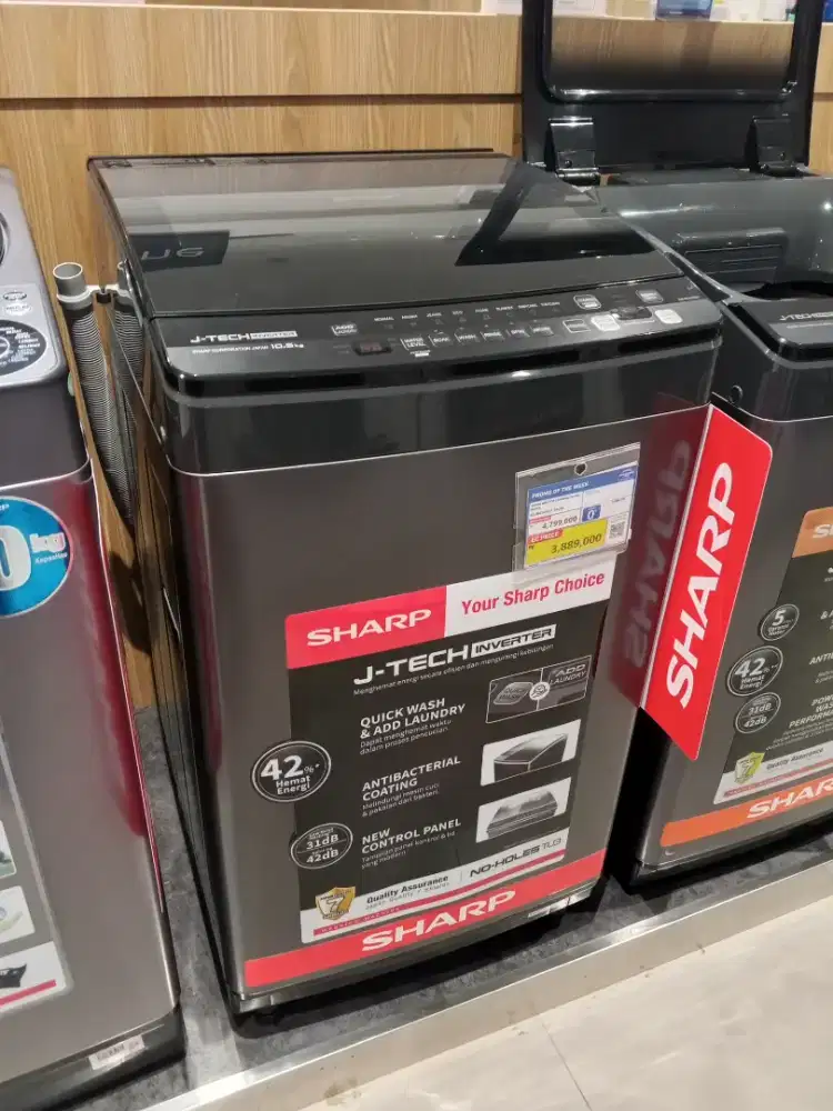 SHARP WM TOP LOADING 10.5
