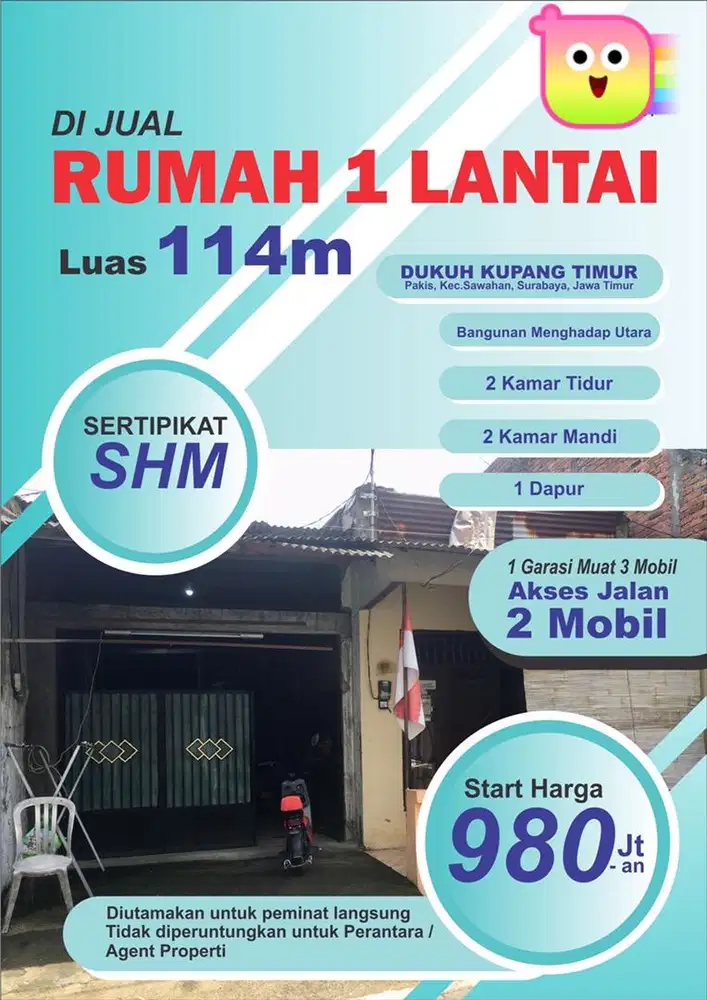 Dijual Cepat BU Rumah Akses Mobil Salipan