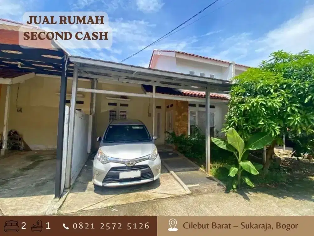Jual RUMAH MURAH CASH 398JT di Nuansa Alam Cilebut Bogor dkt Stasiun