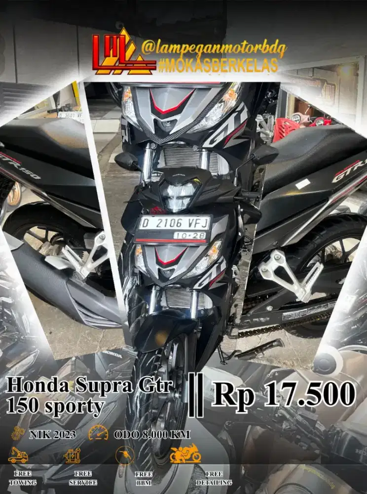 Honda Supra GT-R 150 Sporty 2023